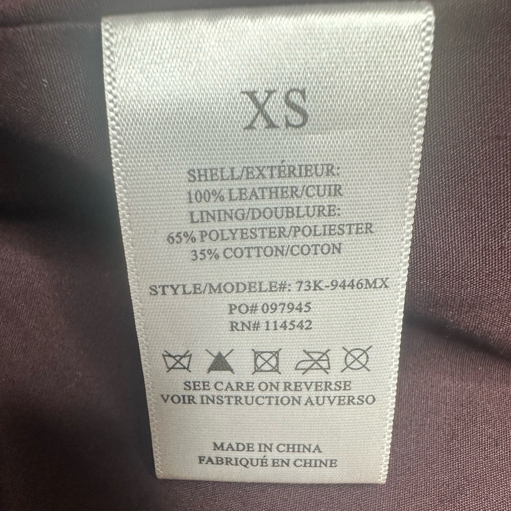 SL8 by BlankNYC Marion Suede Moto Jacket in eggplant xs - Picture 10 of 13